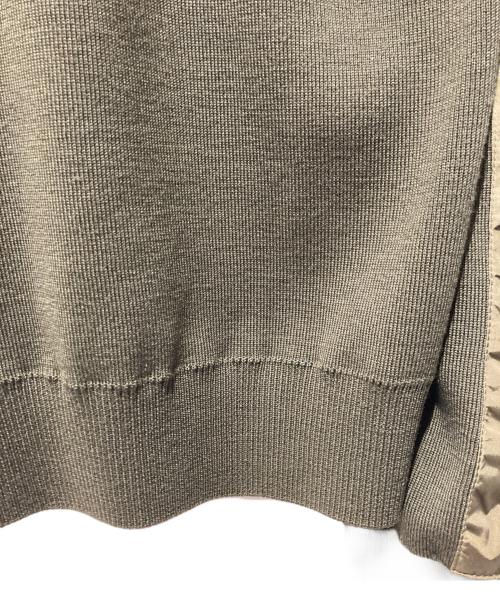 PRADA SPORTS（プラダスポーツ）PRADA SPORTS (プラダスポーツ) ナイロン切替ドライバーズニット オリーブ サイズ:46の古着・服飾アイテム