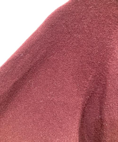 Maison Margiela（メゾンマルジェラ）Maison Margiela (メゾンマルジェラ) Vネックニット ワインレッド サイズ:Sの古着・服飾アイテム