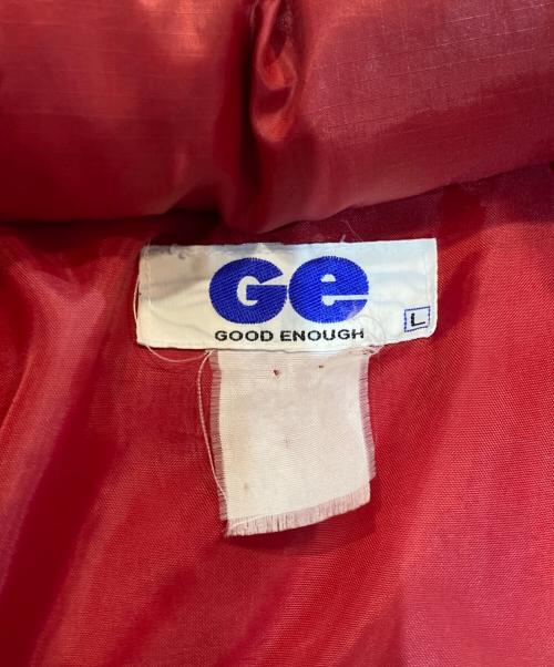 GOODENOUGH（グッドイナフ）GOODENOUGH (グッドイナフ) ダウンジャケット レッド サイズ:Ｌの古着・服飾アイテム