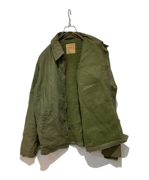 U'S NAVY（ユーエスネイビー）U'S NAVY (ユーエスネイビー) A-2 デッキジャケット グリーン サイズ:Mの古着・服飾アイテム