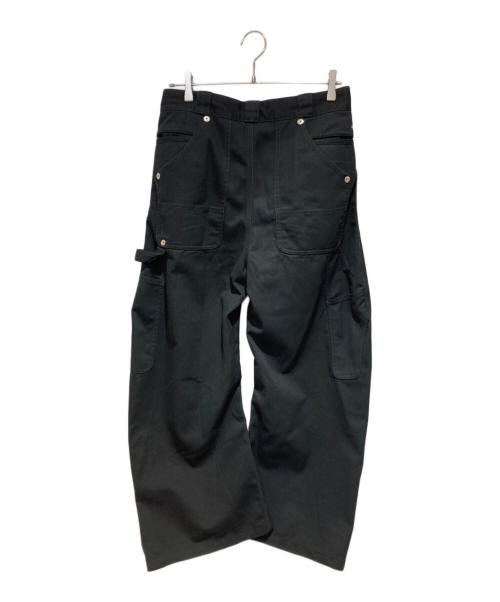Dickies（ディッキーズ）Dickies (ディッキーズ) conz (コンズ) DOUBLE KNEE CURVED LEG PANTS ブラック サイズ:Ｌの古着・服飾アイテム