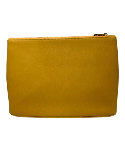 LOEWE（ロエベ）LOEWE (ロエベ) OBLONG POUCH イエローの古着・服飾アイテム