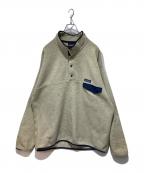Patagoniaパタゴニア）の古着「フリースジャケット」｜アイボリー