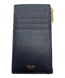 CELINE（セリーヌ）の古着「フラグメントケースジップ付コンパクトカードホルダー」｜ブラック