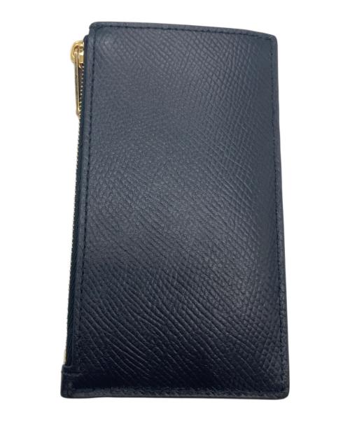 CELINE（セリーヌ）CELINE (セリーヌ) フラグメントケースジップ付コンパクトカードホルダー ブラックの古着・服飾アイテム