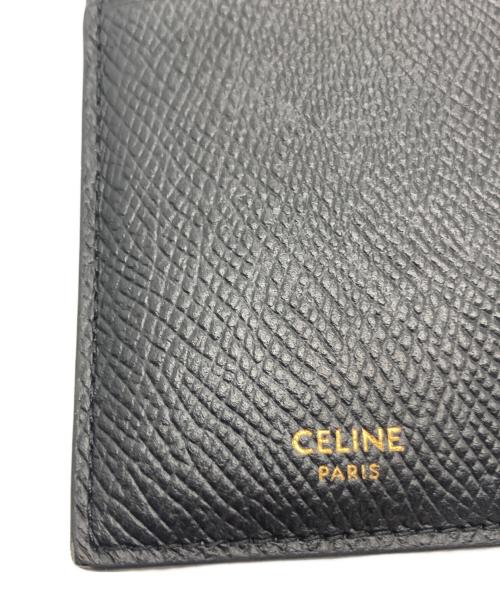 CELINE（セリーヌ）CELINE (セリーヌ) フラグメントケースジップ付コンパクトカードホルダー ブラックの古着・服飾アイテム