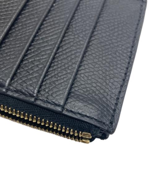 CELINE（セリーヌ）CELINE (セリーヌ) フラグメントケースジップ付コンパクトカードホルダー ブラックの古着・服飾アイテム