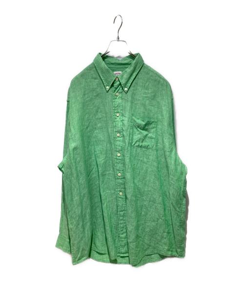 BROOKS BROTHERS（ブルックスブラザーズ）BROOKS BROTHERS (ブルックスブラザーズ) リネンシャツ グリーン サイズ:XXLの古着・服飾アイテム