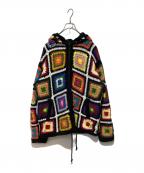 SUPREMEシュプリーム）の古着「CROCHET HOODED ZIP UP SWEATER」｜マルチカラー