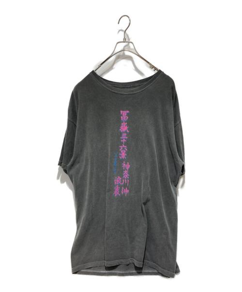 ー（ー）ー (ー) 半袖Tシャツ グレー サイズ:XLの古着・服飾アイテム