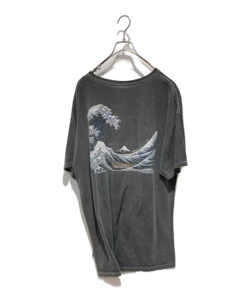 ー（ー）ー (ー) 半袖Tシャツ グレー サイズ:XLの古着・服飾アイテム