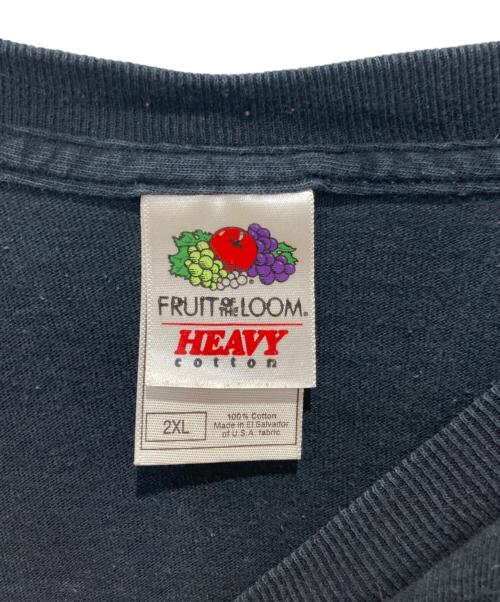 FRUIT OF THE LOOM（フルーツオブザルーム）FRUIT OF THE LOOM (フルーツオブザルーム) プリントTシャツ ブラック サイズ:2XLの古着・服飾アイテム