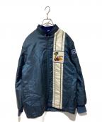 VINTAGEヴィンテージ）の古着「レーシングジャケット」｜ネイビー