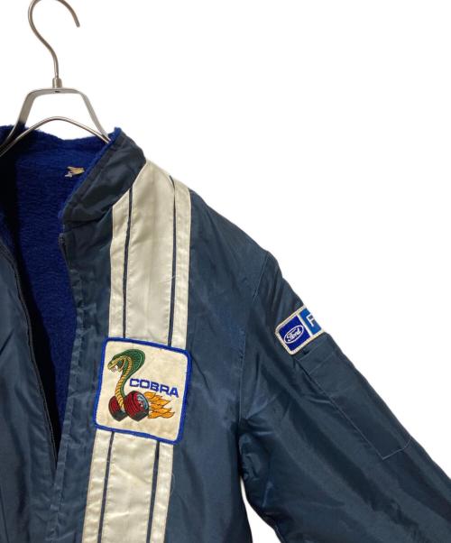 VINTAGE（ヴィンテージ）VINTAGE (ヴィンテージ) レーシングジャケット ネイビー サイズ:Sの古着・服飾アイテム