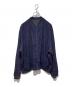 YOKE（ヨーク）の古着「REVERSIBLE PRINTED RIB BLOUSON」｜グレー×パープル