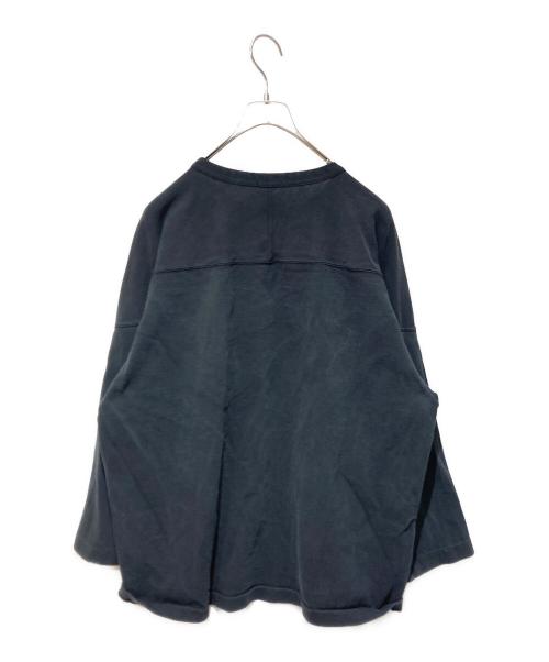 COMOLI（コモリ）COMOLI (コモリ) フットボールTシャツ ブラック サイズ:3の古着・服飾アイテム
