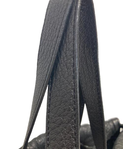 NICENESS（ナイスネス）NICENESS (ナイスネス) ROGER Deer Leather Knapsack ブラックの古着・服飾アイテム