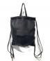 NICENESS（ナイスネス）の古着「ROGER Deer Leather Knapsack」｜ブラック