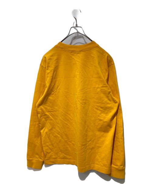 Acne studios（アクネ ストゥディオズ）Acne studios (アクネ ストゥディオズ) ロゴプリントカットソー オレンジ サイズ:XSの古着・服飾アイテム
