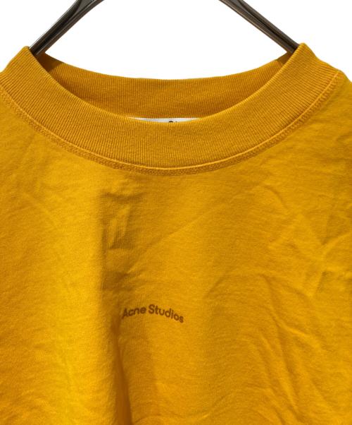 Acne studios（アクネ ストゥディオズ）Acne studios (アクネ ストゥディオズ) ロゴプリントカットソー オレンジ サイズ:XSの古着・服飾アイテム