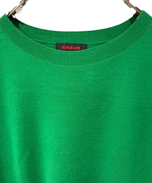 CABAN（キャバン）CABAN (キャバン) コットンカシミヤ クルーネックベスト グリーン サイズ:Mの古着・服飾アイテム