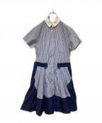 sacaiサカイ）の古着「Short Sleeve Shirt Dress」｜スカイブルー
