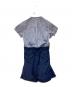 sacai (サカイ) Short Sleeve Shirt Dress スカイブルー サイズ:1：11000円