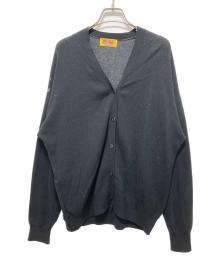 Hysteric Glamour（ヒステリックグラマー）の古着「SKULL BORDER柄ジャカード カーディガン」｜ブラック