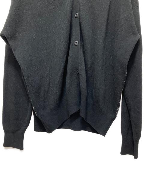 Hysteric Glamour（ヒステリックグラマー）Hysteric Glamour (ヒステリックグラマー) SKULL BORDER柄ジャカード カーディガン ブラック サイズ:Freeの古着・服飾アイテム