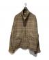 AURALEE（オーラリー）の古着「WOOL SERGE CHECK ZIP-UP BLOUSON」｜ブラウン