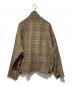 AURALEE (オーラリー) WOOL SERGE CHECK ZIP-UP BLOUSON ブラウン サイズ:5：30000円