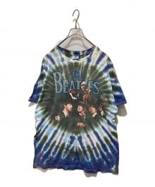 DELTA（デルタ）の古着「The Beatles Yeah Yeah Yeah Tie Dye Shirt」｜ブルー