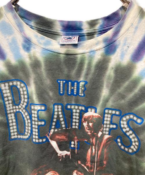 DELTA（デルタ）DELTA (デルタ) The Beatles Yeah Yeah Yeah Tie Dye Shirt ブルー サイズ:Ｌの古着・服飾アイテム