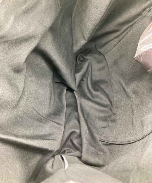 COMME des GARCONS（コムデギャルソン）COMME des GARCONS (コムデギャルソン) PVCペーパーロゴトートバッグ ブラックの古着・服飾アイテム