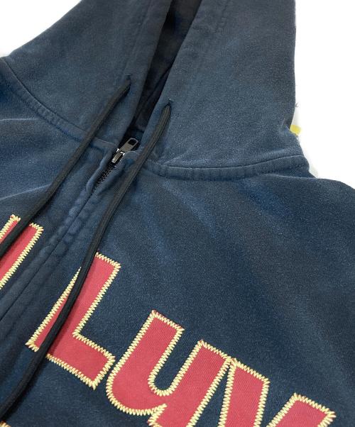 WOKE EDGE（ウォーク エッジ）WOKE EDGE (ウォーク エッジ) I Luv I Jah Zip Hoodie ネイビー サイズ:Mの古着・服飾アイテム