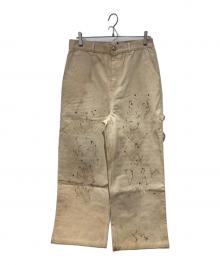 plateau（プラトー）の古着「Wide leg work pants」｜ベージュ