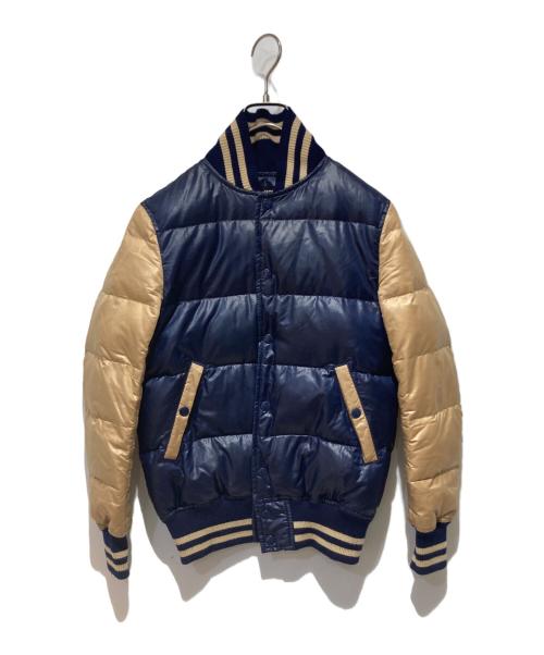 JUNYA WATANABE COMME des GARCONS（ジュンヤワタナベ コムデギャルソン）JUNYA WATANABE COMME des GARCONS ((ジュンヤワタナベ コムデギャルソン) ダウンスカジャン ネイビー サイズ:Sの古着・服飾アイテム