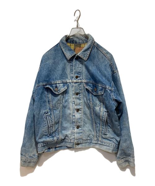 LEVI'S（リーバイス）LEVI'S (リーバイス) ネル生地ライナーデニムジャケット インディゴ サイズ:Mの古着・服飾アイテム
