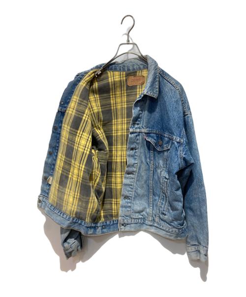 LEVI'S（リーバイス）LEVI'S (リーバイス) ネル生地ライナーデニムジャケット インディゴ サイズ:Mの古着・服飾アイテム