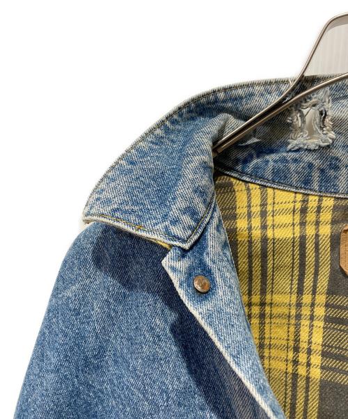 LEVI'S（リーバイス）LEVI'S (リーバイス) ネル生地ライナーデニムジャケット インディゴ サイズ:Mの古着・服飾アイテム