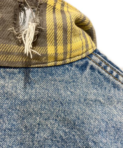 LEVI'S（リーバイス）LEVI'S (リーバイス) ネル生地ライナーデニムジャケット インディゴ サイズ:Mの古着・服飾アイテム
