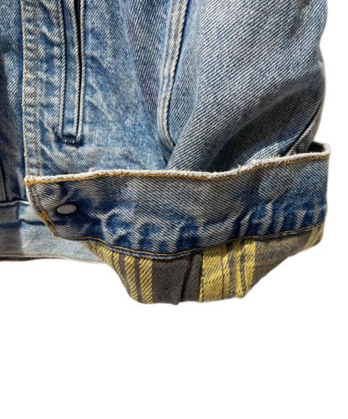 LEVI'S（リーバイス）LEVI'S (リーバイス) ネル生地ライナーデニムジャケット インディゴ サイズ:Mの古着・服飾アイテム