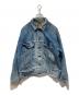 LEVI'S（リーバイス）の古着「ネル生地ライナーデニムジャケット」｜インディゴ