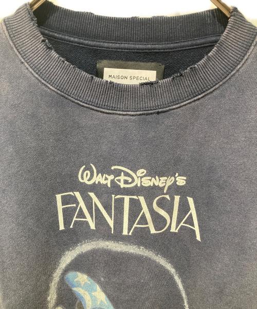 MAISON SPECIAL（メゾンスペシャル）MAISON SPECIAL (メゾンスペシャル) Over Crew Neck Sweatshirt ネイビー サイズ: 00の古着・服飾アイテム