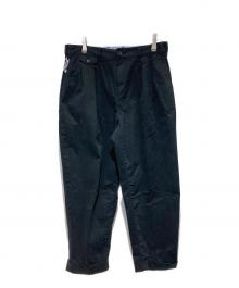 BEAMS PLUS（ビームスプラス）の古着「2 Pleats Tapered Twill」｜ブラック