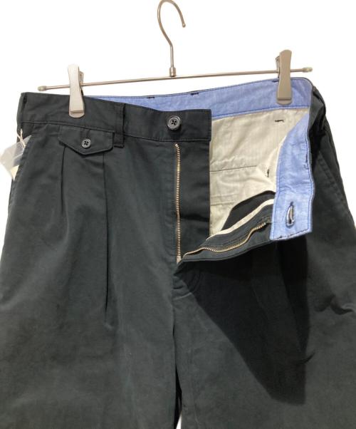 BEAMS PLUS（ビームスプラス）BEAMS PLUS (ビームスプラス) 2 Pleats Tapered Twill ブラック サイズ:Mの古着・服飾アイテム