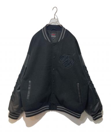 中古・古着通販】FUBU (フブ) フェイクレザースタジャン ブラック