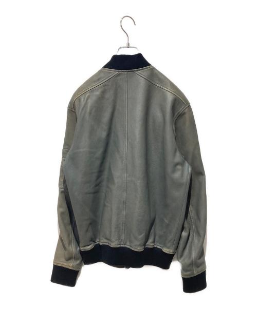 Timberland（ティンバーランド）Timberland (ティンバーランド) ラムレザーブルゾン グリーン サイズ:Mの古着・服飾アイテム
