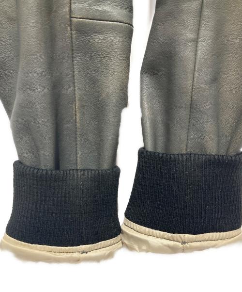 Timberland（ティンバーランド）Timberland (ティンバーランド) ラムレザーブルゾン グリーン サイズ:Mの古着・服飾アイテム