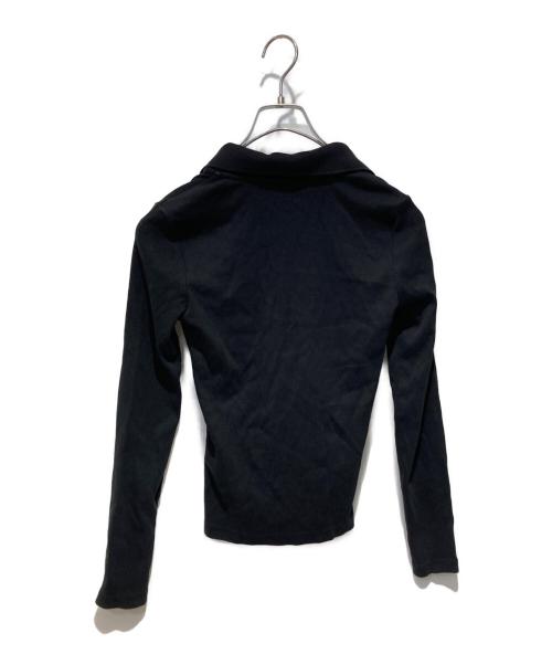 Calvin Klein Jeans（カルバンクラインジーンズ）Calvin Klein Jeans (カルバンクラインジーンズ) ポロシャツ ブラック サイズ:XSの古着・服飾アイテム